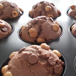 Nutty Chocolate Muffin